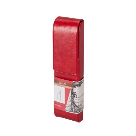Etui na długopisy Antra Secesja Podwójne, ekoskóra czerwone